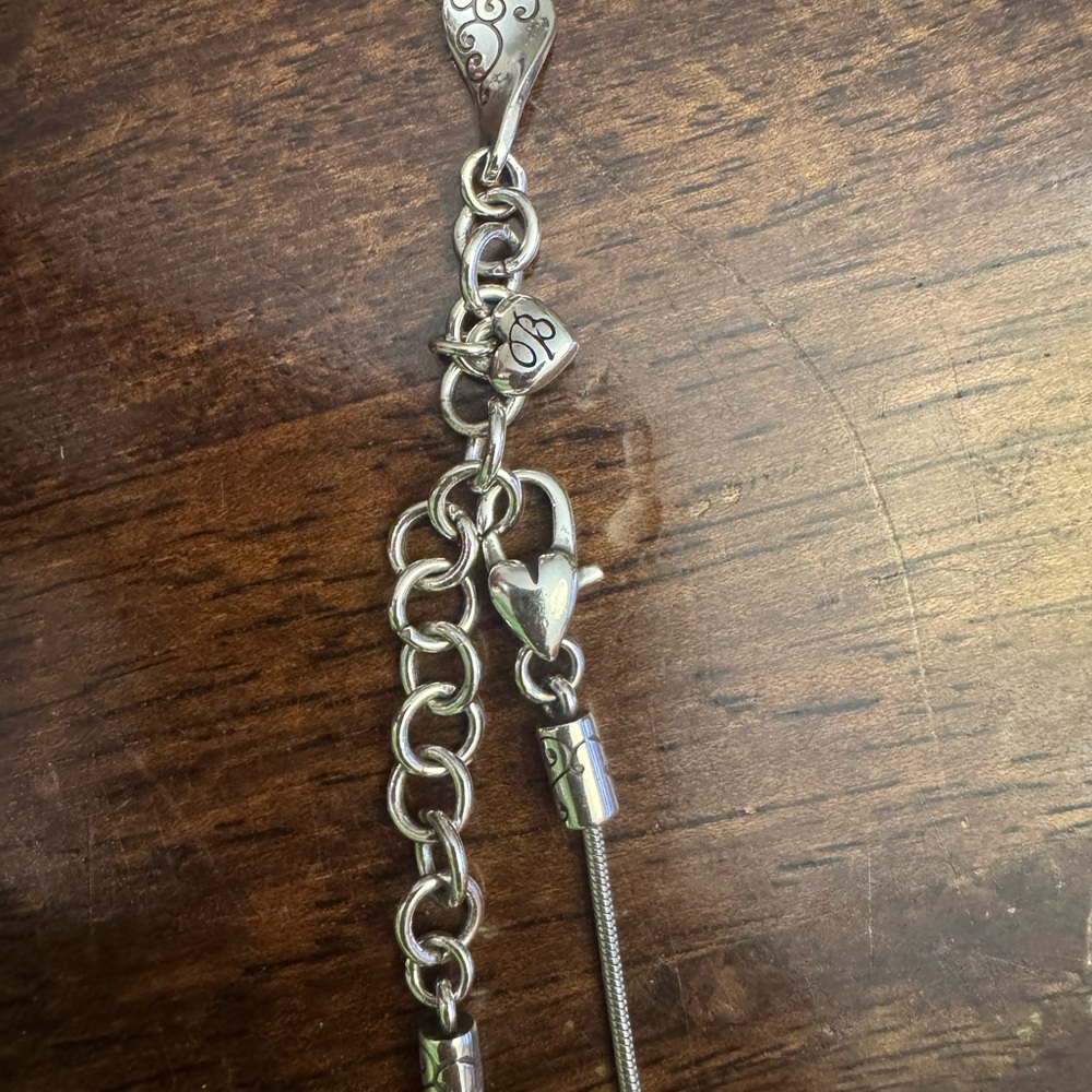Authentic Brighton Silver Teardrop Necklace - Picture 4 of 4